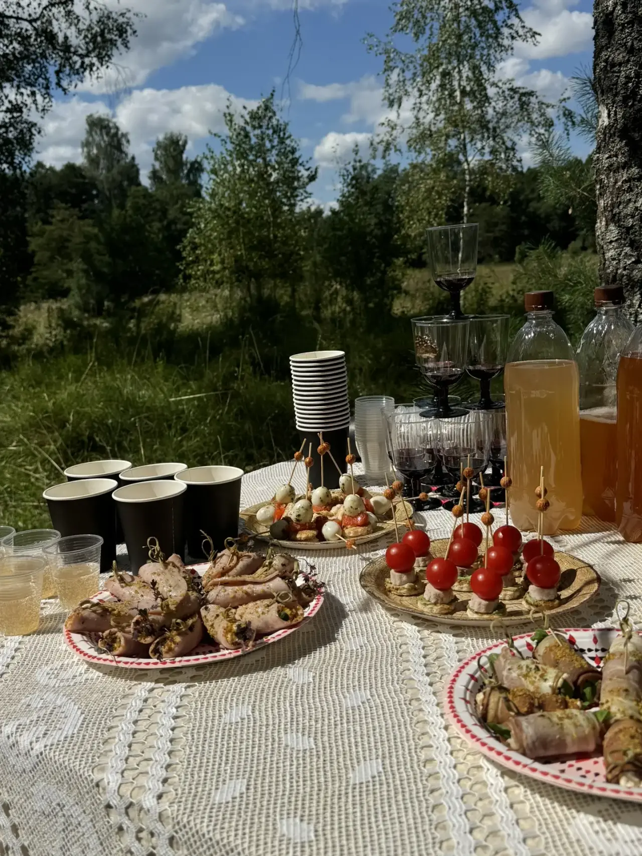Фуршетные закуски на площадке